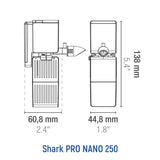 Sicce Shark PRO NANO 250 Internal Filter